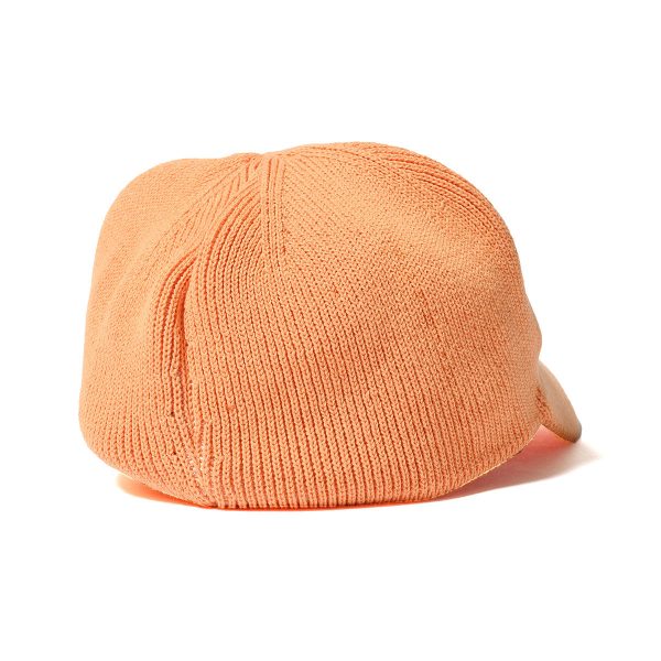 HOMEGAME - H LOGO COTTON KNIT BASEBALL CAP Lt.ORANGE【HG241414】 Online now