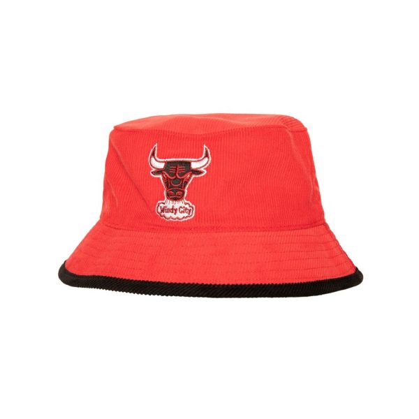 MITCHELL & NESS NBA TEAM CORD BUCKET HWC BULLS【HBKB5809】 Online