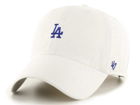 ’47 BRAND Los Angeles Dodgers - Baserunner  47 CLEAN UP White【BSRNR12GWS】 Online