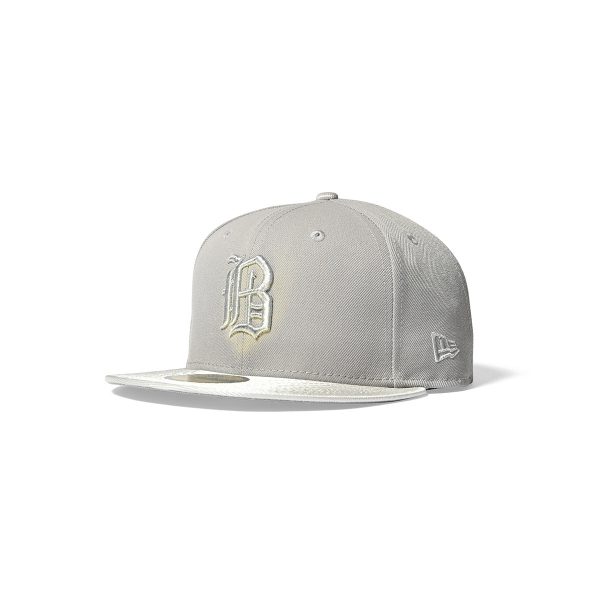 NEW ERA Birmingham Barons - 59FIFTY CO 20TH ANV GREY METALLIC SILVER【70834067】 Online now