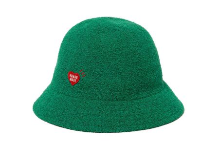 HUMAN MADE PILE BUCKET HAT GREEN For Discount