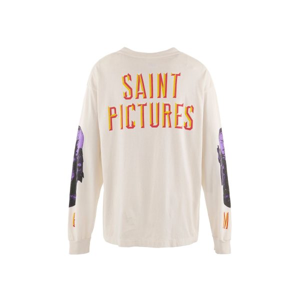 SAINT Mxxxxxx - LS TEE SAINT PICTURES WHITE【SM-YS1-0000-016】 Supply