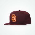 NEW ERA San Diego Padres - 59FIFTY MAROON【70832611】 Fashion