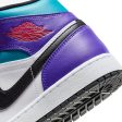 AIR JORDAN 1 MID エア ジョーダン 1 ミッド WHITE BLACK-BRIGHT CONCORD ホワイト×ブラック【DQ8426-154】 Online