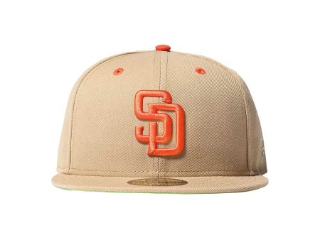 NEW ERA San Diego Padres - CO 59FIFTY CAMEL UV KELLY【70846134】 Supply