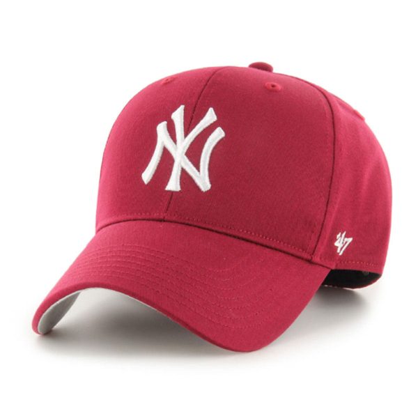 ’47 BRAND New York Yankees - Raised Basic ’47 MVP Dark Red【RAC17CTP】 Online now