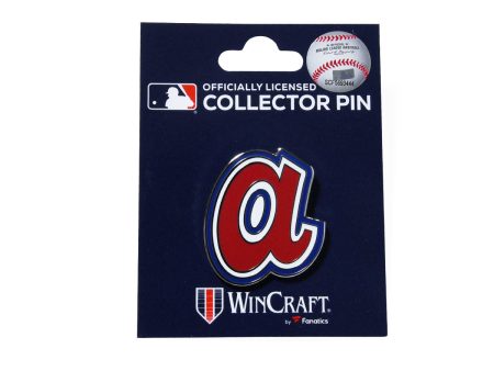 MLB-49614322 Atlanta Braves Vintage Logo Pin Hot on Sale