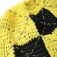 WANNA ワナ “Crochet Flag“ Knit hat YELLOW Discount