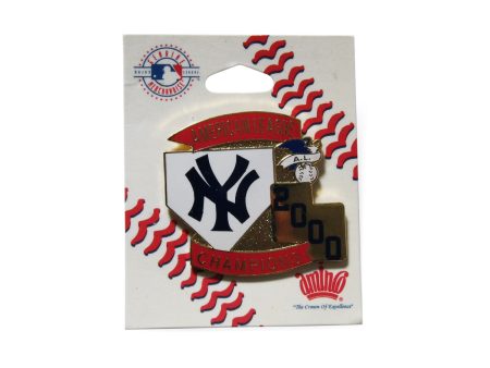 MLB-PN-183-30 New York Yankees 2000 American League Champs Pin Fashion