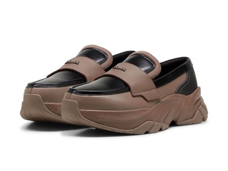 PUMA LOAFYR INT WMNS BROWN BLACK【398522-02】 For Discount