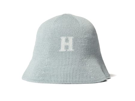 HOMEGAME - H LOGO COTTON KNIT HAT Lt.BLU【HG241415】 For Sale