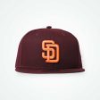 NEW ERA San Diego Padres - 59FIFTY MAROON【70832611】 Fashion