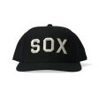 AMERICAN NEEDLE Black Sox STRAIGHT CAP For Cheap