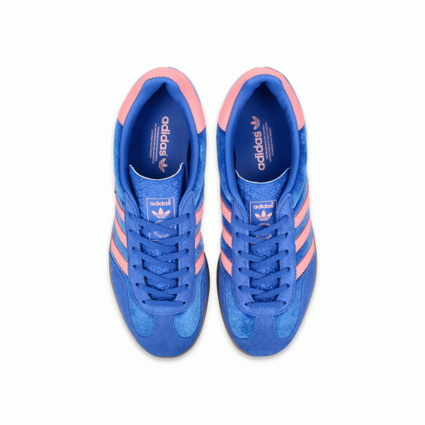 adidas GAZELLE INDOOR W  BLUE SEMI PINK SPARK GUM  アディダス ガゼル インドア   ブルー セミピンクスパーク ガム  【IG6785】 For Sale