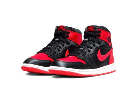 NIKE WMNS AIR JODAN 1 Retro High OG Satin Bred ナイキ ウィメンズ エアジョーダン 1 レトロ ハイ OG サテンブレッド【FD4810-061】 Fashion