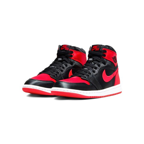 NIKE WMNS AIR JODAN 1 Retro High OG Satin Bred ナイキ ウィメンズ エアジョーダン 1 レトロ ハイ OG サテンブレッド【FD4810-061】 Fashion