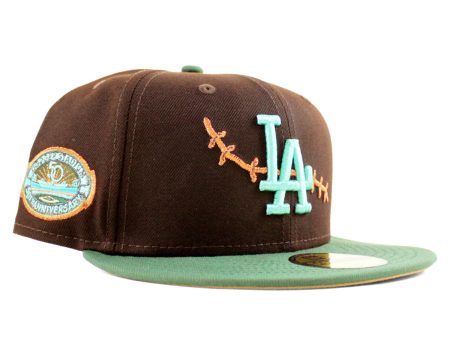 NEW ERA Los Angeles Dodgers - 59FIFTY 50TH ANV ZOMBIE PACK BURNT WOOD Online Sale