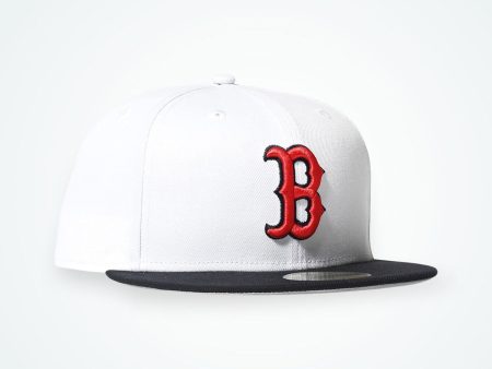 NEW ERA Boston Red Sox - 59FIFTY OPTIC WHITE NAVY【70832607】 Hot on Sale