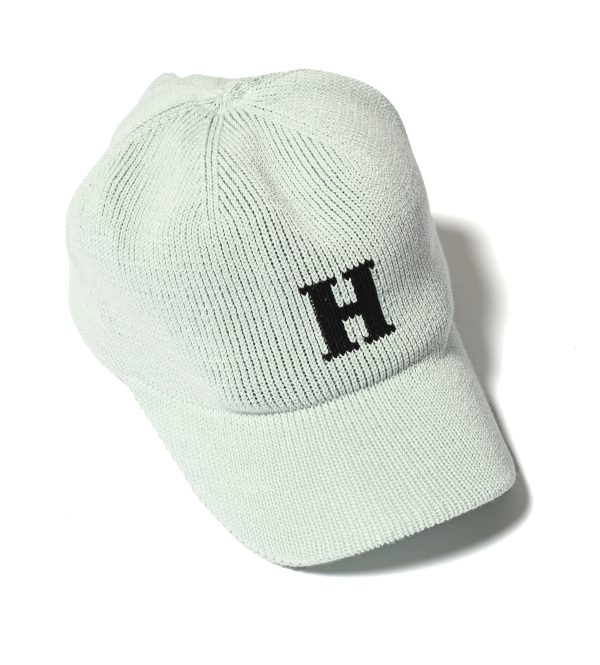 HOMEGAME - H LOGO COTTON KNIT BASEBALL CAP Lt.BLU【HG241414】 For Cheap