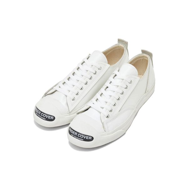 UNDERCOVER TOE LOGO LEATHER SNEAKERS WHITE アンダーカバー トー ロゴ レザー スニーカー ホワイト 【UC2D9F02】 For Discount