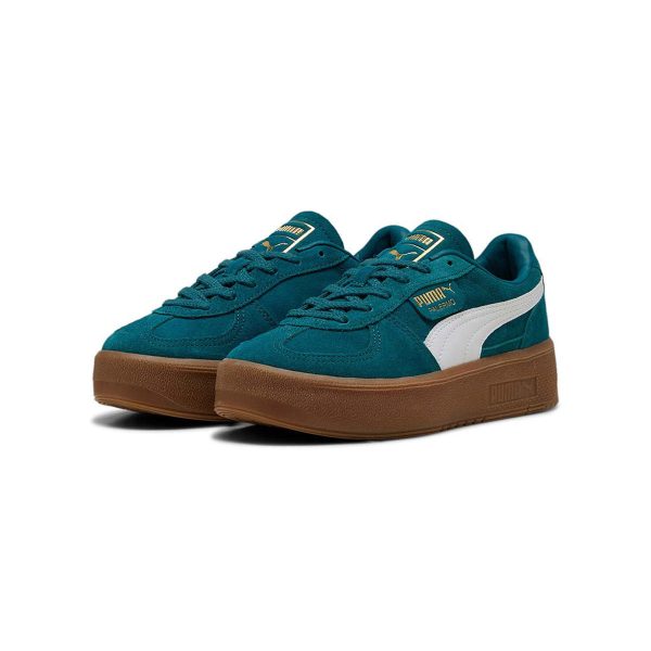 PUMA PALERMO ELEVATA WMNS  GREEN  プーマ パレルモ エレヴェータ ウィメンズ  グリーン 【399348-02】 For Discount