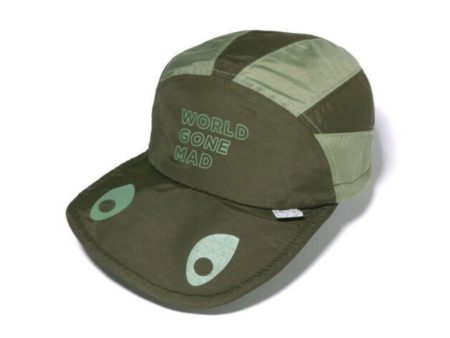 A BATHING APE BAPE CAP #2 SHARK JET CAP OLIVE Hot on Sale