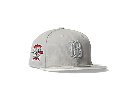 NEW ERA Birmingham Barons - 59FIFTY CO 20TH ANV GREY METALLIC SILVER【70834067】 Online now