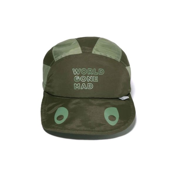 A BATHING APE BAPE CAP #2 SHARK JET CAP OLIVE Hot on Sale