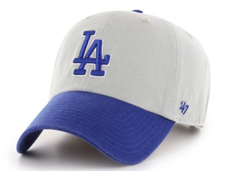 ’47 BRAND Los Angeles Dodgers - ‘47 CLEAN UP Gray×Royal【RGTTP12GWS】 Fashion