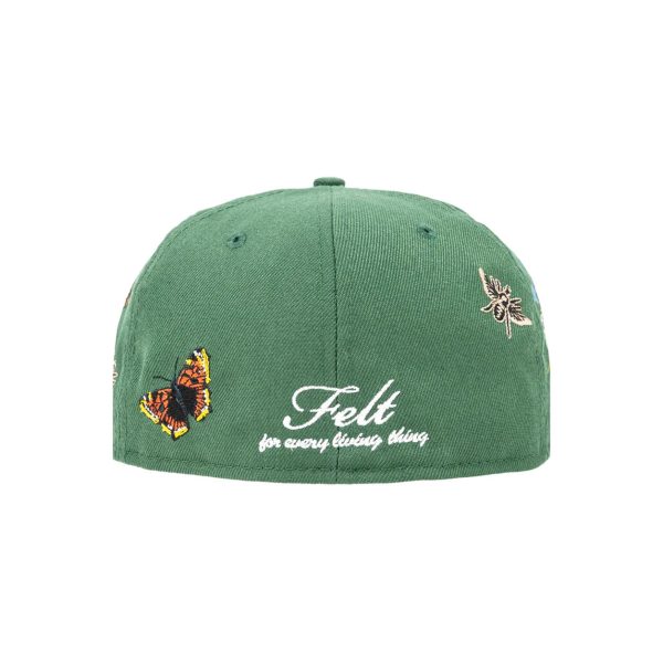 NEW ERA × FELT San Diego Padres - 59FIFTY BUTTERFLY GARDEN GREEN Cheap