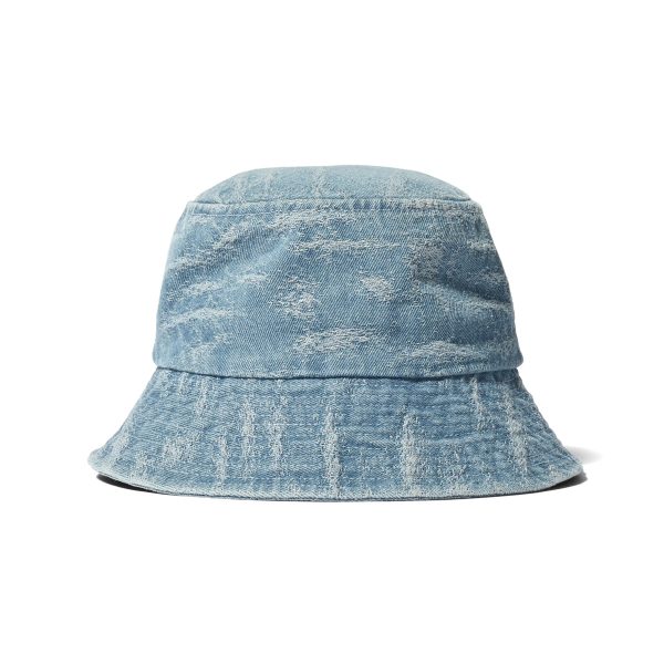 HOMEGAME - DAMAGED DENIM BUCKET HAT【HG241409】 For Discount