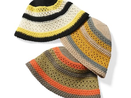 HOMEGAME - MULTI STRIPED KNIT HAT【HG241413】 Online