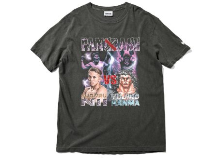 【受注予約：9月中旬頃に発送】HOMEGAME × 刃牙 × PANCRASE - 新居すぐる VS 勇次郎 S S TEE【HG240106】 Fashion