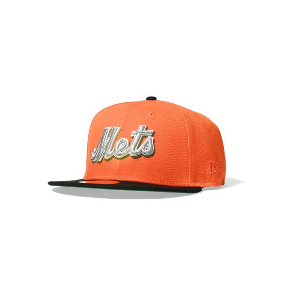 NEW ERA New York Mets - 59FIFTY CO 2002 ASG RUSH ORANGE BLACK【70833529】 on Sale