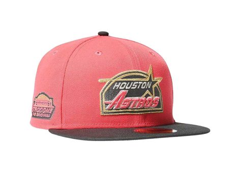 NEW ERA Houston Astros - 59FIFTY CO CORAL DGRAY【70856698】 Sale