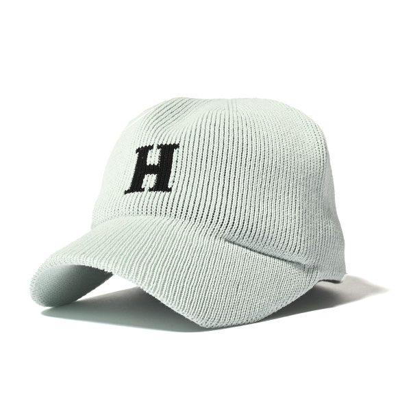 HOMEGAME - H LOGO COTTON KNIT BASEBALL CAP Lt.BLU【HG241414】 For Cheap