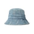 HOMEGAME - DAMAGED DENIM BUCKET HAT【HG241409】 For Discount