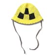 WANNA ワナ “Crochet Flag“ Knit hat YELLOW Discount