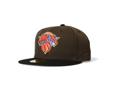 NEW ERA New York Knicks - 59FIFTY CO BROWN BLACK【70869718】 on Sale