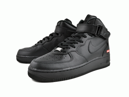 SUPREME×NIKE AIR FORCE 1 MID  SP BLACK  シュプリーム×ナイキ エア フォース 1 ミッド  シュプリーム ブラック  【FZ8784-001】 Sale