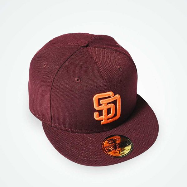 NEW ERA San Diego Padres - 59FIFTY MAROON【70832611】 Fashion