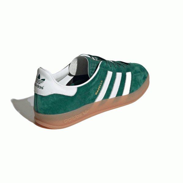 Adidas GAZELLE INDOOR ガゼル インドア GREEN カレッジグリーン フットウェアホワイト ガム【IG1596】 For Sale