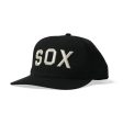 AMERICAN NEEDLE Black Sox STRAIGHT CAP For Cheap