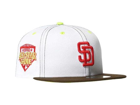 NEW ERA San Diego Padres - 59FIFTY 1992 ASG OPWHITE WALNUT【70833228】 For Cheap