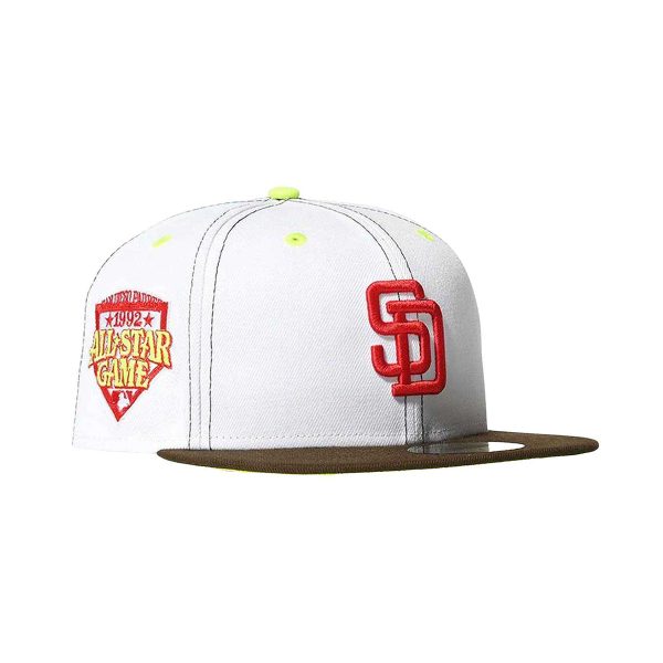 NEW ERA San Diego Padres - 59FIFTY 1992 ASG OPWHITE WALNUT【70833228】 For Cheap