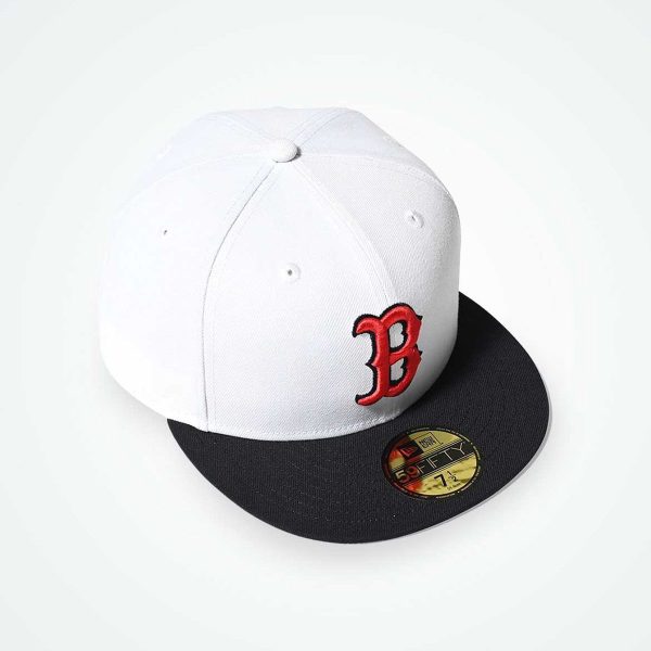 NEW ERA Boston Red Sox - 59FIFTY OPTIC WHITE NAVY【70832607】 Hot on Sale