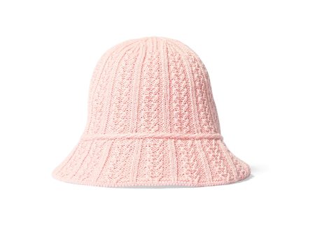 HOMEGAME - TWIST KNIT BUCKET HAT PINK【HG241407】 Cheap