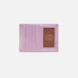 Euro Slide Card Case - Pink Metallic Leather For Cheap