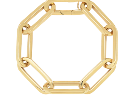 Grande Rectangular Link Bracelet on Sale