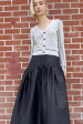 Garden Skirt in Black on Sale